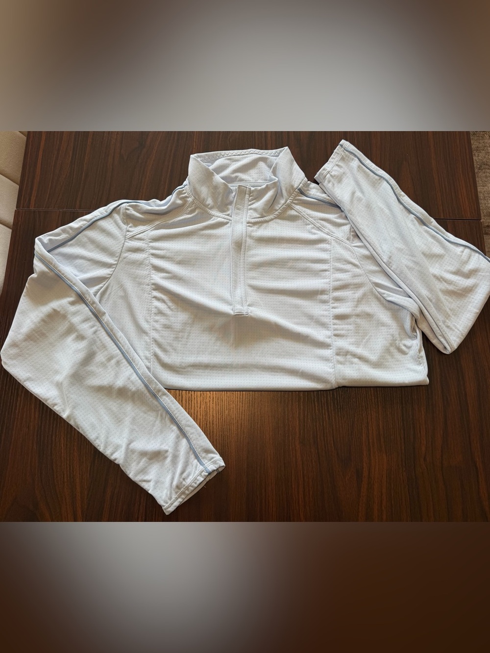 XXL Mondetta Baby Blue Quarter-Zip Performance Jacket